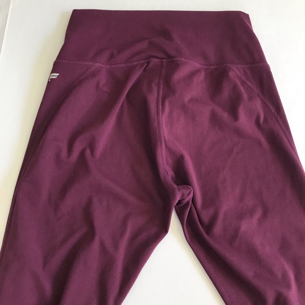 Fabletic purple leggings with cinch length, M - Picture 3 of 9